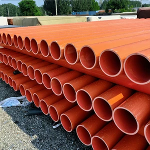 OEM Orange CPVC Flexible Electrical Conduit Pipe for Underground Cable Installation