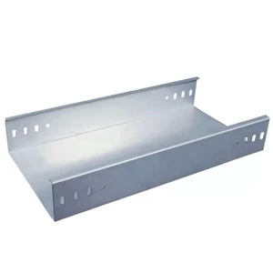 Powder Coated Cable Tray Durable Perforated Cable Management Tray for Factory Wiring with Customizable Specifications