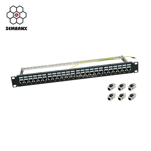 Keystone Jack Module Type Patch Panel Pass Through Inline coupler Patch Panel