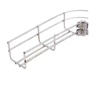 Shunlide Mesh Cable Tray Data Center Cabling 304 Stainless Steel Hot-Dip Galvanized Open Network Wire Duct Grid Cable Ladder