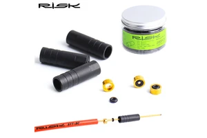 RISK 4/5mm Bicycle Brake Cable End Cap With Seal Ring Parts Dustproof Outer Cable Tube End Tip Cap for MTB Road Bike Shift Brake