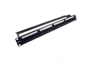 Durable 19'' Patch Panel 24 Port 1u 19inch UTP Network Patch Panel Cat6 Cat5e Lan Patch Panel