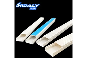 Rigid Pvc Wiring Gutter Canaleta 30x15mm with Adhesive Sticker for Cables/self Adhesive Conduit