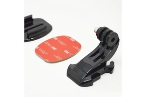 For GoPro 13 12 11 10 9 8 Insta360 DJI Helmet Fixed Bracket with 3M Glue Flat Base J Shaped Mount Action Camera
