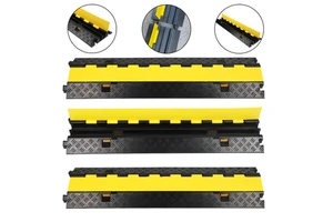 New Design Channel Rubber Cable Bridge Ramp Protector Outdoor Event Rubber Cable Protector Cable Ramp