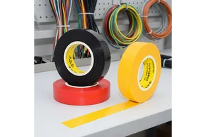 Industrial Grade PVC Electrical Tape 0.15mm X 18mm X 10m-600V Rated Cold Resistant (-18C 80C) Low High Voltage Application