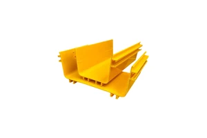High Quality Wholesale Custom Yellow Orange Abs Plastic Fiber Cable Management Tray Open Cable Tray for Data Protection