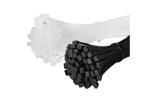 Self-Locking Nylon Cable Ties-China Manufacturer White & Black Colors Industrial Use TS Brand