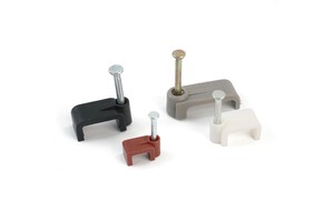PE Elasticity and Shock Resisting Flat Cable Clips Save Time and Cost