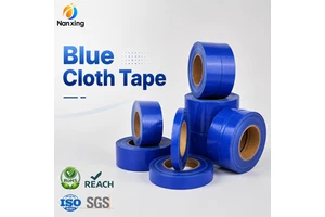 Premium Heavy Duty Blue Duct Tape Waterproof Strong Adhesive Single Sided Easy Tear Cloth Tape High Tack Residue Free