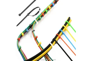 Cable Ties Eco-friendly Durable Size Custom Nylon Zip Tie White or Black Cable Wire Tie