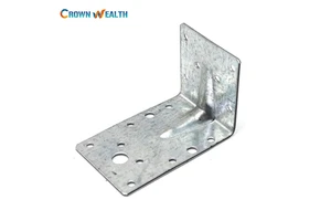 Wood Beam Connector Metal Cubicle Bracket Galvanized Steel Corner Angle Bracket