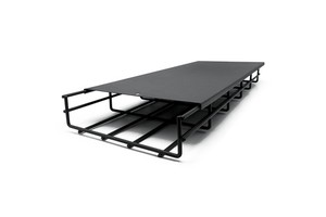 Cable Tray Manufacturers Customized Rustproof Powder Coated Galvanized Wire Mesh Cable Tray for Construction Outdoor Use