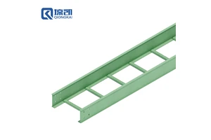 QIONGKAI 400*150mm FRP Ladder Type Cable Tray With Heat Dissipation Performance