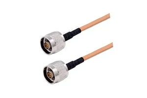 RG400 Coax Cable Double Shielded Crimp UHF PL259 N Type TNC BNC Male Female Connector Extension Brass Copper