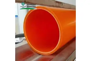 3 Inch 6 Inch 110mm 160mm Bulk Orange MPP Conduit Pipe for Electrical Wiring Underground Cable Protection