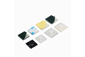 Custom Logo Printing Available Self-adhesive Tie Mounts for Cabinet Cable Arrangement