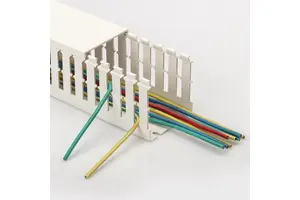 Low Priced PVC Cable Duct Half round Wiring Trunking in Grey for Floor Installations