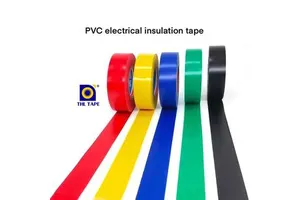 PVC Electrical Insulation Tape Polypropylene Film Backing Heat Resistant ROHS Certified for Insulating Electrical Wires Made