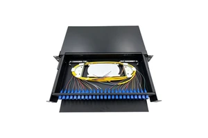 24 Core 12/24 Port Patch Panel Fiber Optic Sc/FC/St/LC Rack Patch Panel Waterproof Distribution Frame ODF