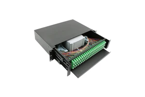 19\" Rack Mount 3U 96 Core ODF Fiber Termination Box Optical Patch Panel SC/LC/ST/FC Port for FTTH WiFi APT Patch Panel Terminal