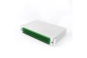 12~72F Metal Sliding FTTH Patch Panel Rack Mount Optical Fiber Distribution Frame Optical Patch Panel