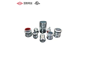 Factory Direct Electrical Conduit Pipe Steel EMT Fittings Set Screw Compression Type Coupling Connector