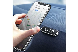 Hot Selling Magnetic Mini Strip Adhesive Stick on Dashboard Mobile Holder Magnetic Car Phone Mount