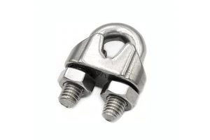 Hot Sale US Malleable Type Stainless Steel 304/316 Galvanized Cable Railing Fittings Wire Rope Clamp Rigging Accessories M2-M40