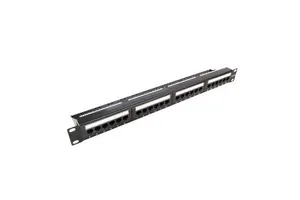 19 Inch 1U Shielded 24port Rj12 Rj11 Rj45 Telephone Patch Panel