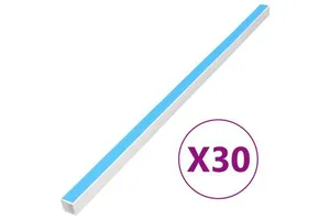 0.4"x0.4" 98.4' PVC Cable Trunking Self-Adhesive Conduits & Fittings