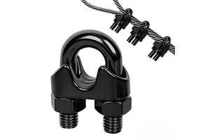 Stainless Steel Wire Rope Cable Clamp Clips,Wire Rope Clamp for Various Commercial, Industrial, and Residential Projects.