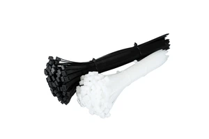 High Quality Industrial Electrical Self-Locking Nylon Cable Ties 200mm 300mm Lengths Black White Color