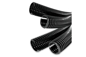 Split Corrugated Loom Tubing Conduits Fittings Corrugated Flexible Black Hose Pipe 20mm Conduit Pipes