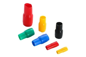 V-25 Vinyl Wire End Caps Terminal Cap 100PCS/BAG Insulating Sheath PVC Vinyl Wire End Caps for Cable Lugs Terminals