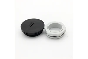 Factory Direct Nylon Plastic and Brass Locking Hole Plug Button Cable End Cap Cable Threaded Plug Cap M20*1.5 All Size