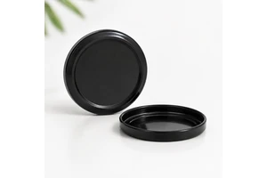 55mm Tin Lid Metal Jar Cap Glossy Screw Cap Airtight Leak Proof Tinplate Lug Caps For Glass Jars Food Spice Coffee