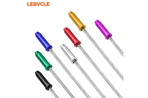 LEBYCLE MTB Road Bike Brake Cable End Cap Shift Wire End Cap Aluminum Alloy Bicycle Brake Line Gear Pipe End Cap