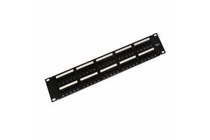 Superior quality 19inch modular UTP Cat3 2U 50 ports voice telephone patch panel