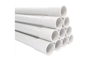 20mm Dia High Pressure Durable Lightweight UPVC Electrical Conduit for Cable White Flexible ISO Standard