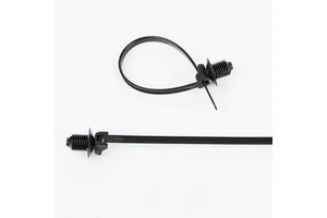 Fir Tree Push Mount Cable Ties for Round Holes8.0-8.5mm Dia, Panel Thickness: 0.6 - 6.0 mm