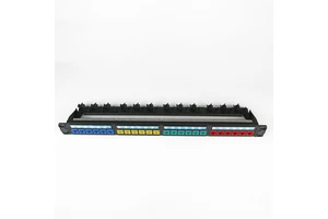 High Quality 1U 24 Port Unshielded Removable Blank Patch Panel 24 Port Empty Patch Panel