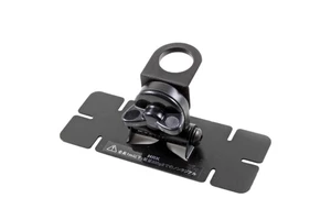 TDT-HPK+ 180 Adjustable Magnetic/Adhesive Car Antenna Installation Bracket Mobile Radio Communication Clip Black 16mm Hole