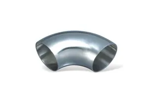 Stainless Steel Elbow Outer Diameter 76mm 3inches 1.5mm Thick Low Pressure Pipe Fittings