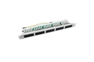 Cat3 UTP 50 Port RJ11 19 Inch Rack Mount Telephone Voice Patch Panel