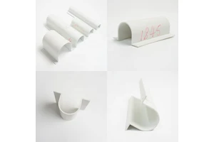 U-shape Solid PVC Plastic Trunking Cable Concealer Raceway Kits Flameproof Corrosion Resistant CE Certified