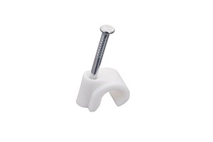 Wholesale Cable Clip 7mm Round Cable Holder PE Metal Cable Clip 10mm
