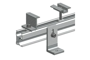 Factory Price Pv Solar Bracket Aluminum Clamps Solar Mounting End Clamp