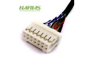 OEM 2.54mm Connector Cable Assembly Multi Core Wire Harness with Female Socket Terminal
