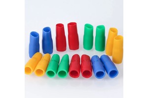 (High Quality)PVC Waterproof Wire End Caps/Terminal Connectors/Heat Shrinkable Tubing Cap/Tubular Lugs/Insulated Sleeve/Soft